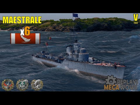 Maestrale 6 Kills & 73k Damage | World of Warships Gameplay