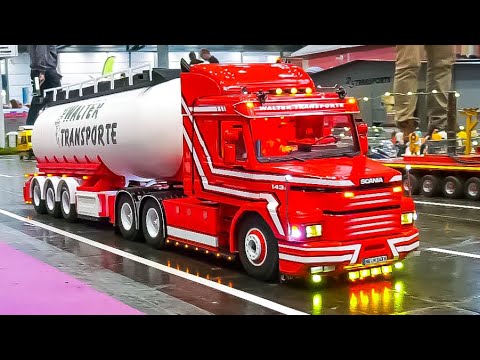 STUNNING RC MODEL TRUCKS, RC TRACTORS, RC MACHINES COLLECTION!! RC HEAVY HAULAGE, RC SCANIA, RC MAN