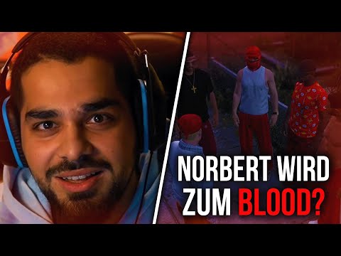 Norbert wird zum BLOOD? 😱 | GTA RP #1 | JustS1no