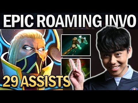 OG.ANA TRIES THE ROAMING INVOKER - DOTA 2 7.22G GAMEPLAY