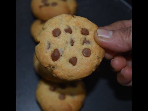Chocochip Cookies | Bakery style homemade cookies | Crunchy & Tasty |