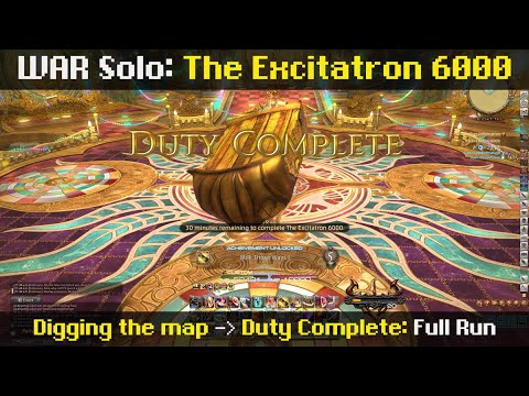 Warrior/WAR Solo: The Excitatron 6000 - Map Enemies and All 5 Chambers (1/18/22 | 6.05)