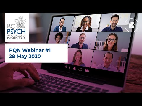 PQN Webinar #1 – 28 May 2020