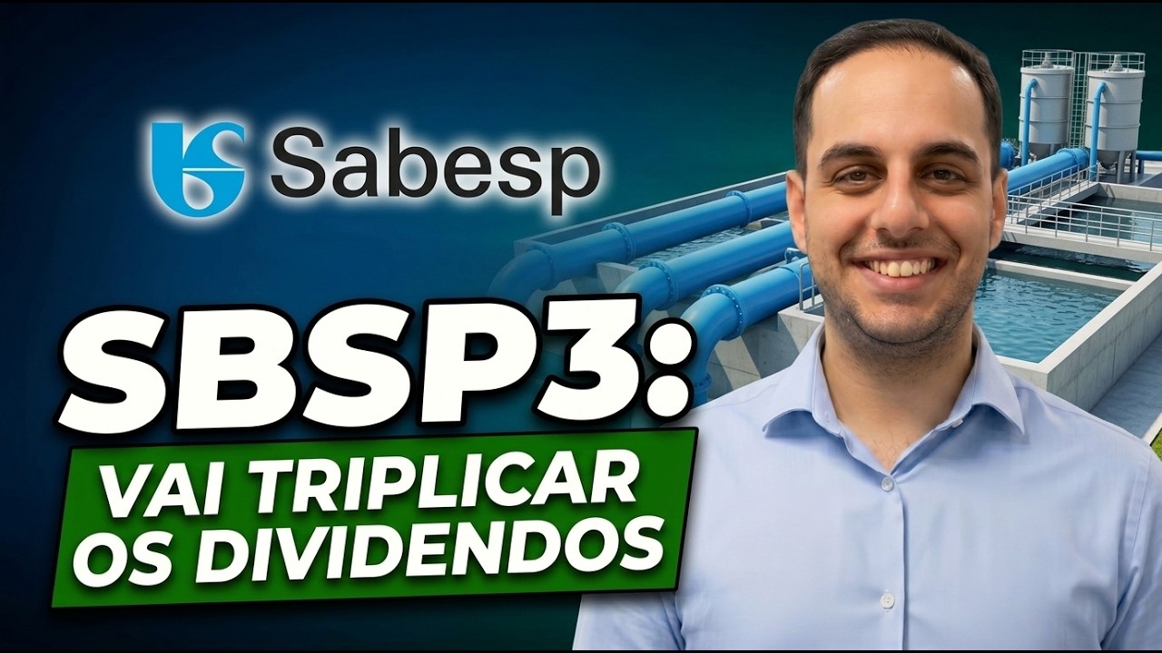 SBSP3: 22% de Dividend Yield - Minha 2ª Maior Posição em Ações