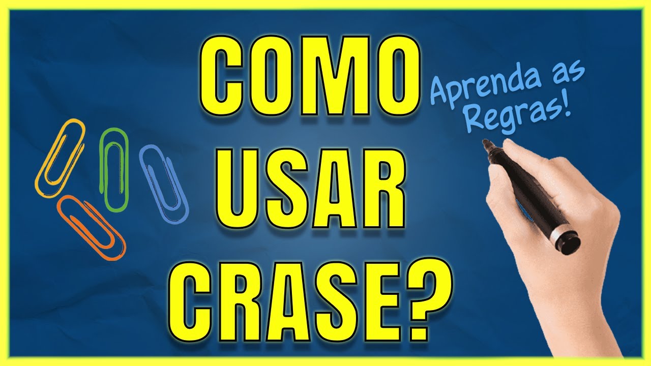 CRASE: Quando Usar Crase? Como Usar Crase? Aprenda TODAS as Regras! (Muito FÁCIL)