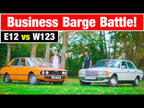 Thumbnail for Mercedes W123 vs BMW E12 5 Series - 70s German Luxury! by BMW E12