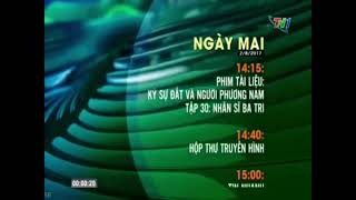[ĐP] TN1 (TN) ident 2017 | GTCT Ngày Mai (0h00 - 02/08/2017) | 4:3 screen