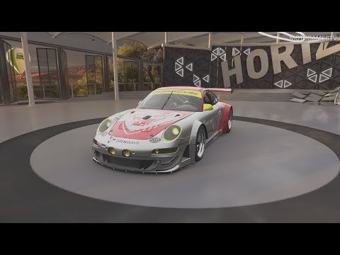 Forza Horizon 3 - 2011 Porsche #45 Flying Lizard 911 GT3 RSR Gameplay