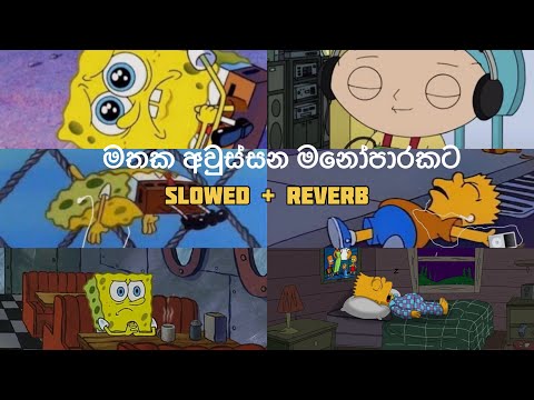 මතක අවුස්සන මනෝපාරකට | Slowed and Reverb Songs | manoparakata sindu playlist
