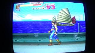 Final FIght 2: Super Famicom (Recorded off of the Sharp SF1 Combo TV)