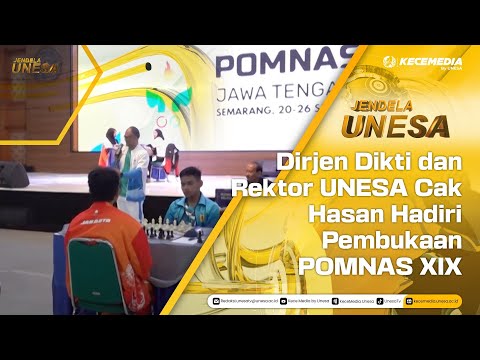 UNESA WINDOW: Director General of Higher Education and UNESA Chancellor Cak Hasan Attend the Open...