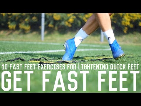 10 Fast Feet Exercises To Increase Foot Speed | Training Drills To Develop Lightening Quick Feet