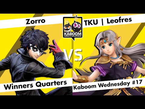 Zorro (Joker) vs TKU | Leofres (Zelda) - WQF - Kaboom Wednesday #17