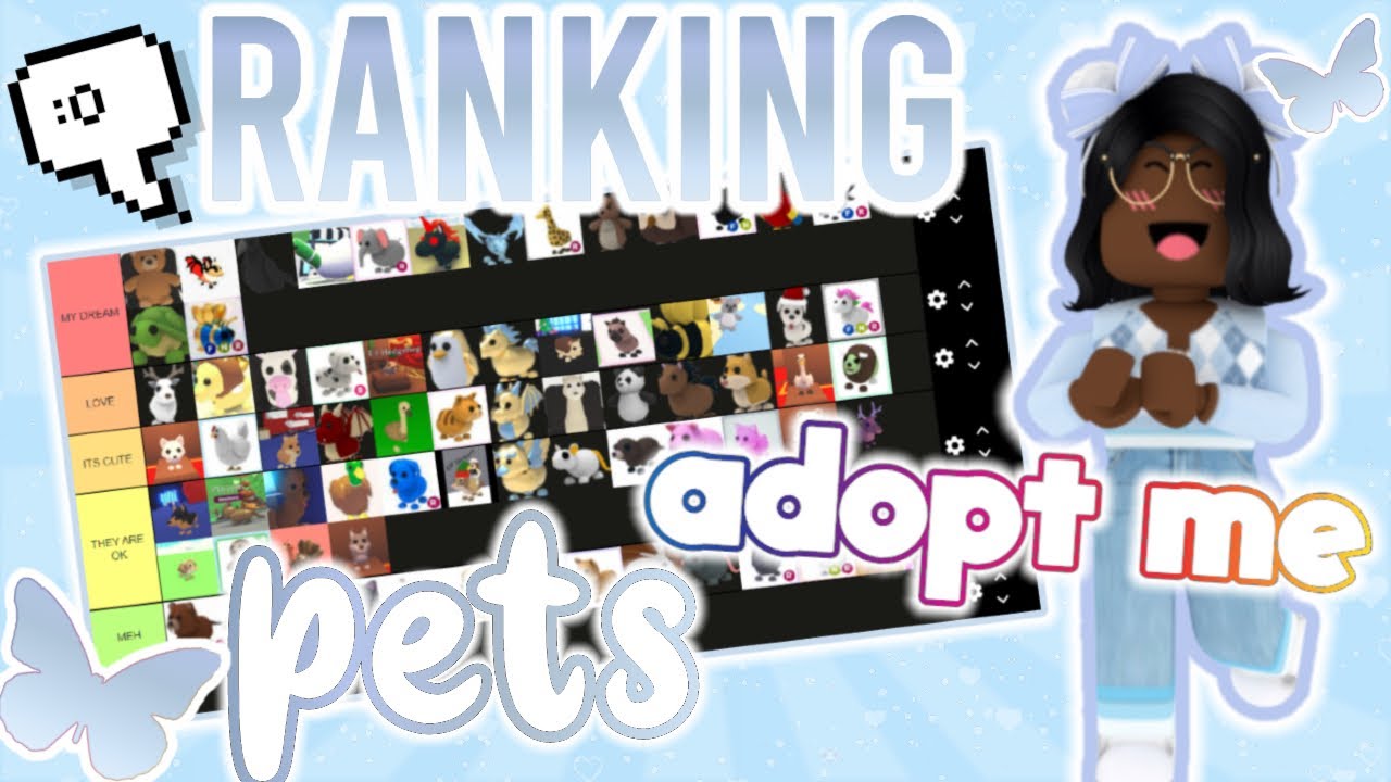 RANKING ADOPT ME PETS || *Tier list* || OceanSkii RoBloxx