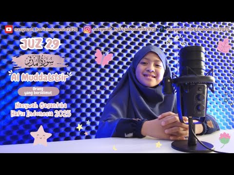 Murotal Anak Surah Al Muddatstsir | Nasywah Gagantika | Hafiz Indonesia 2025