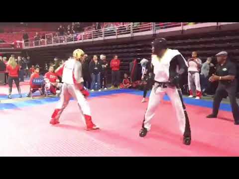 Yoskar Gamez vs Kam Dawson - Point Fighting  Amerikick Intls