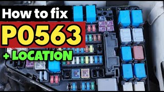 OBD Code p0563 Guide to Repair