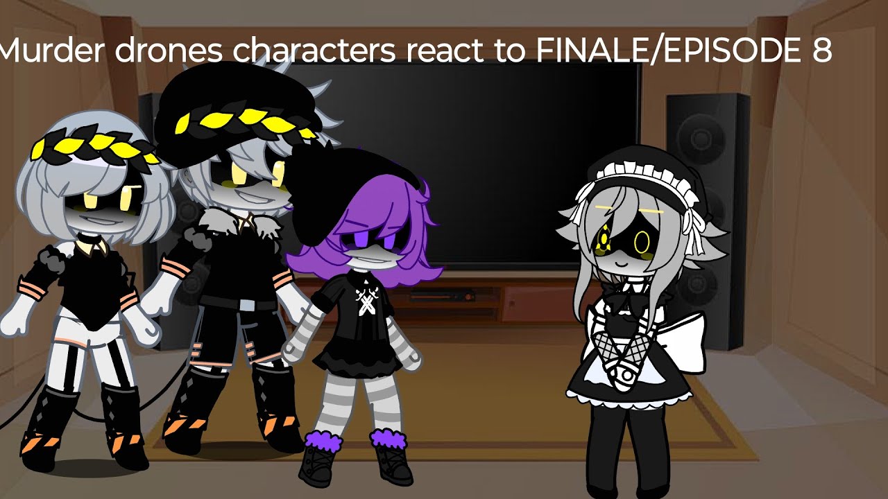 Murder Drones characters react to Series Finale/ Episode 8 (gacha reaction)