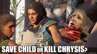 Where To Find Chrysis After Saving The Baby (All Choices) Assassin’s Creed Odyssey