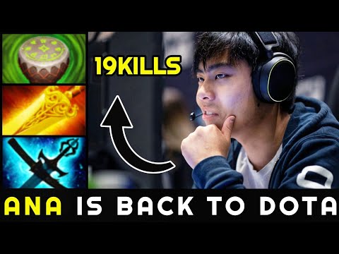 ANA Back to Dota with Full Magic Build Juggernaut - Try Hard Intense Game 7.26 Dota 2