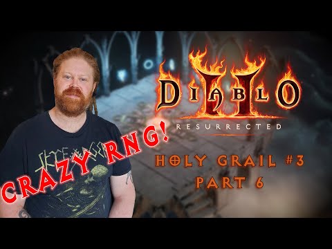 Diablo 2 Resurrected Druid Holy Grail Part 6 - Dclone and Incredible Ubers RNG!