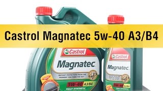 Castrol Magnatec 5W-40 A3/B4 4л - відео 1