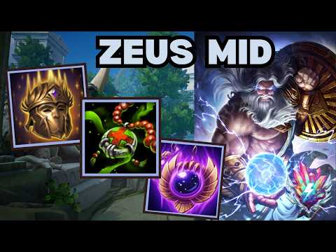 BRUISER ZEUS MID BUILD - Deity Mid Smite 2 Gameplay