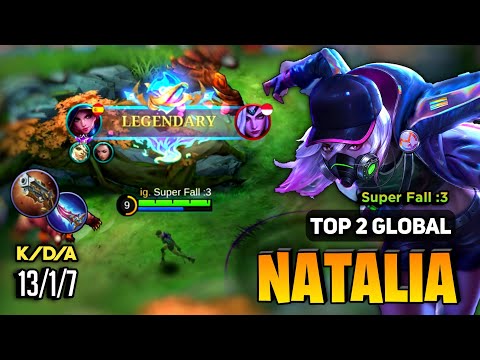 LEGENDARY! Natalia Best Build 2023 [ Natalia Top Global Gameplay ] By super fall :3 - Mobile Legend
