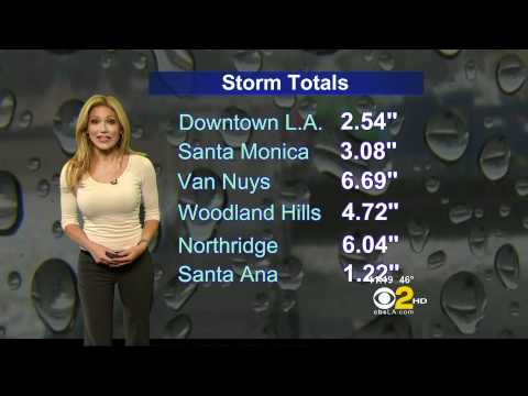 Jackie Johnson 2011/03/21 11PM CBS2 HD; Tight white top, grey pants