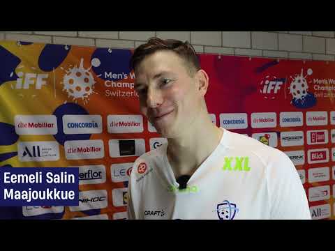 "Saatiin sellainen alku mikä haluttiin" - Eemeli Salin avasi Suomen MM-maalitilin