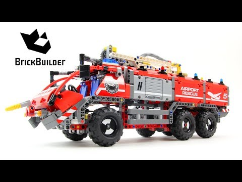 Vidéo LEGO Technic 42068 : Le véhicule de secours de l'aéroport