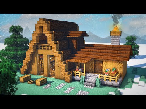 Minecraft: How To Build A Small Cabin | Tutorial