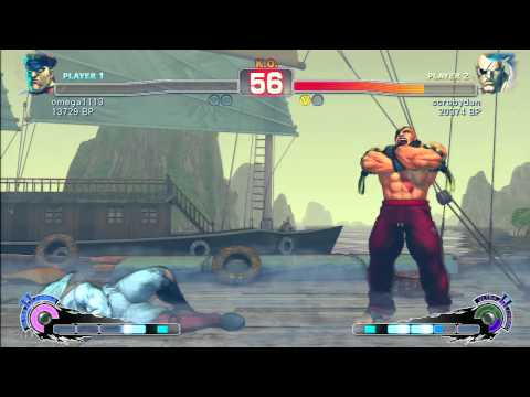 SSF4 Rank Match  omega1113 (DI)  vs  scrubydan (SA)