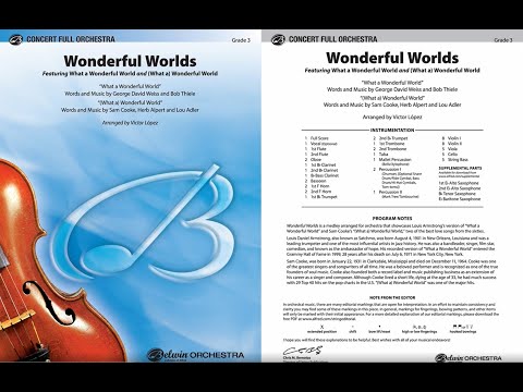 Wonderful Worlds, arr. Victor López -- Score & Sound