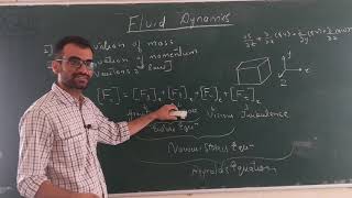 Fluid Dynamics -1 [Forces on fluid element, stress tensor, Eulers equation & Bernoulli's Equation]