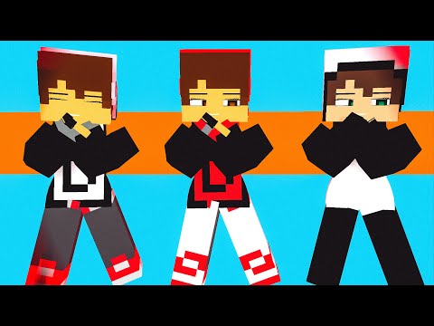 BELLAMY MEME X SUPER IDOL : MINECRAFT ANIMATION BAGAS CRAFT 03 - MONSTER SCHOOL