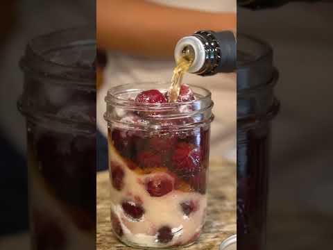 How to make brandied cherries for old fashioneds (& more!)