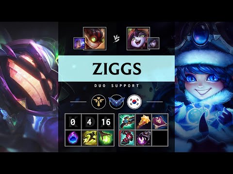 Ziggs Support vs Lulu - KR Diamond Patch 25.14