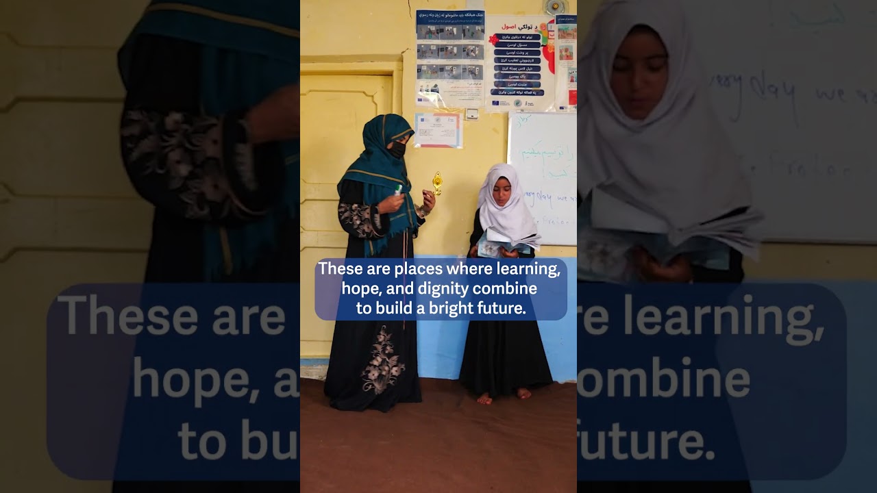 Cash assistance helps Afghan families survive today while education brings hope for tomorrow