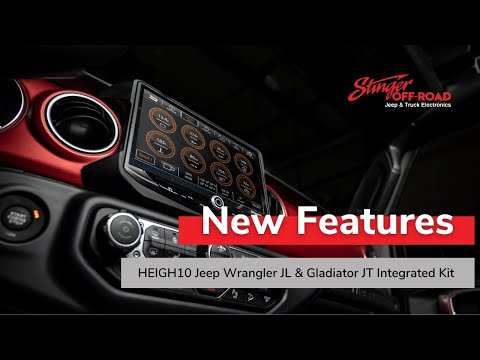 Stinger HEIGH10 Jeep Wrangler JL & Gladiator JT Integrated Kit | RB10JW18B