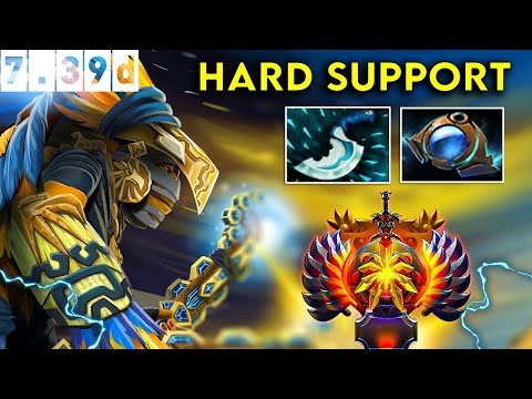 Shadow Shaman Immortal Hard Support - Dota 2 Patch 7.39d Pro Pub Gameplay