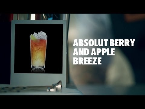 ABSOLUT BERRY AND APPLE BREEZE DRINK RECIPE - HOW TO MIX