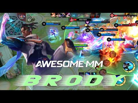 Wow Brody Full Game Play in Mythic Rank ~ MLBB