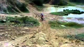 preview picture of video 'south cave quarry classic trials rl 250 Beamish'