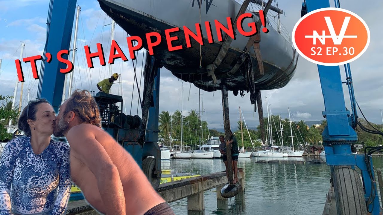 How to lift a race yacht with an EXTREME draft in a remote area | S2 Ep30