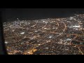 Kuwait Night View From Departing Flight