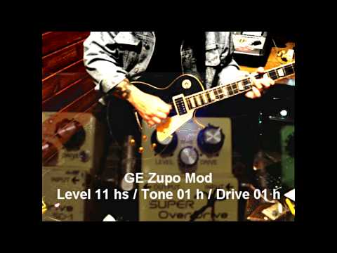 Boss SD1 Mods - GE ZUPO / SS Cuervo Vs 2 - JR Mod/Chutando Lata Pedals