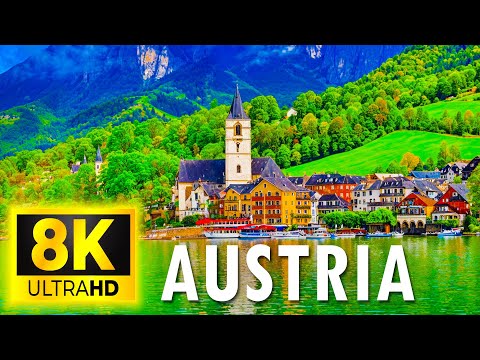 AUSTRIA in 8K UHD (60FPS) - A Journey Through Time and Nature with Relaxing Piano Music-8K ULTRA HD