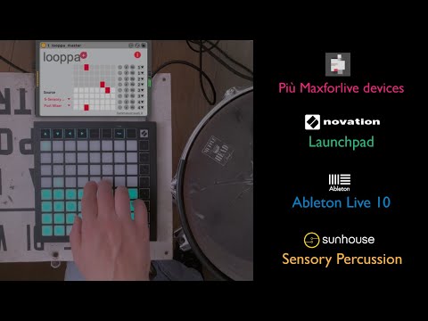 Looppa Sensory Percussion improvisation -  Tommaso Rosati