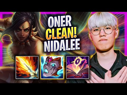 ONER IS SUPER CLEAN WITH NIDALEE! - T1 Oner Plays Nidalee JUNGLE vs Lee Sin! | Season 2024